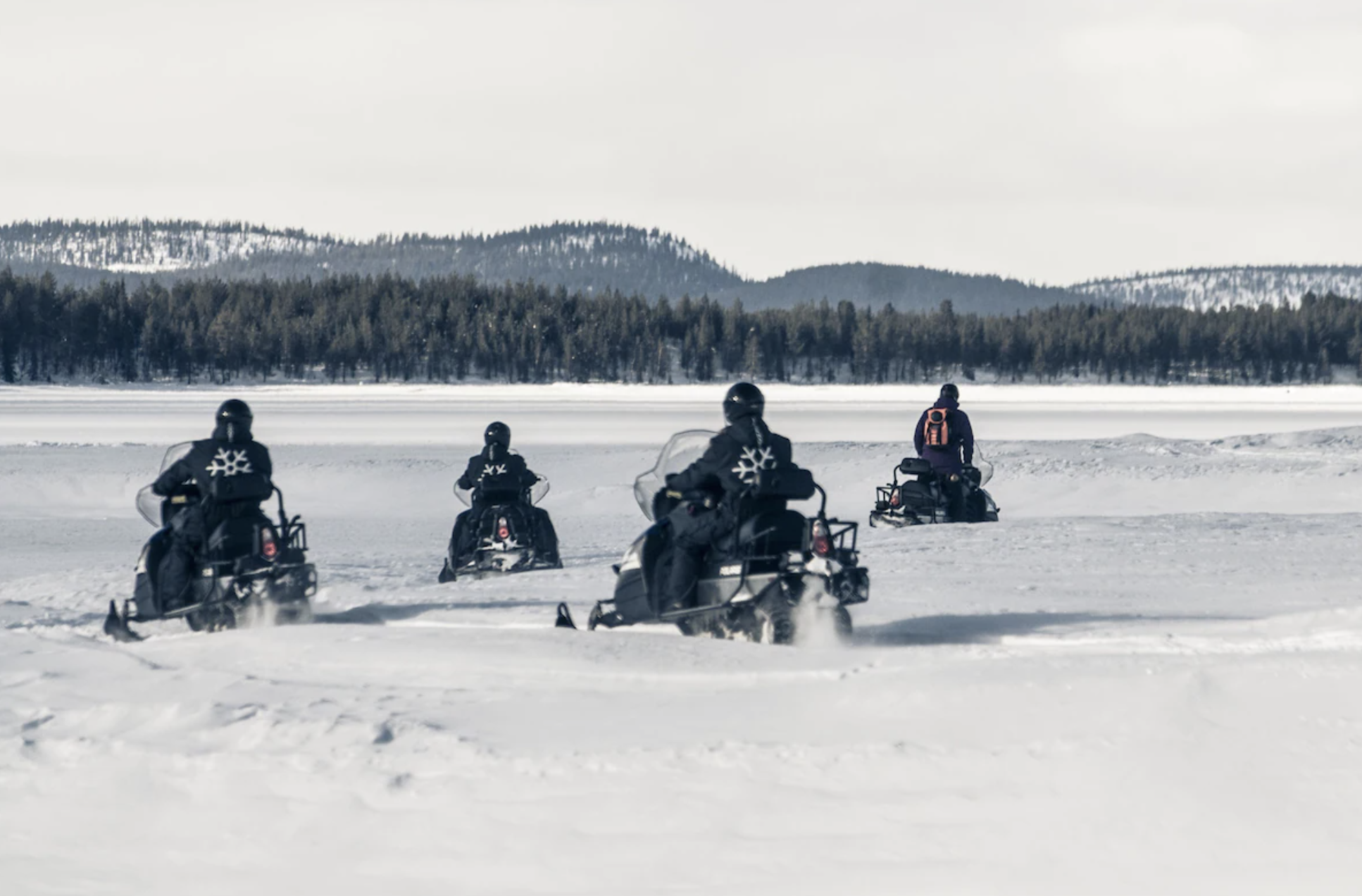 Snowmobiling